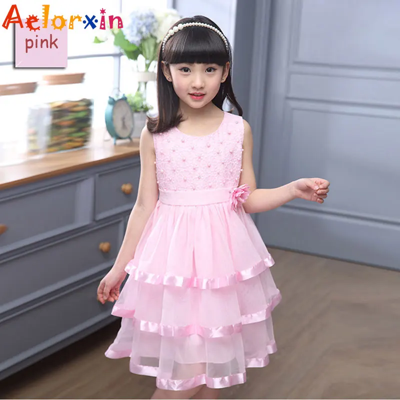 Vestido De Encaje De Ganchillo Lajinirr Para Niñas - Ideal Para Celebraciones, Comunión, Bodas