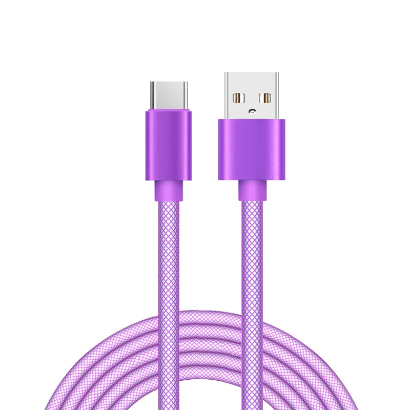 Кабель USB Type C для быстрой зарядки кабель в нейлоновой оплетке Samsung Galaxy S9 S8 Oneplus 6