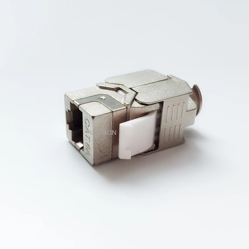 Keystone CAT 6A RJ45 Shielded Slot CAT.6A Jack Modules CAT6A LAN Coupler Socket For 10GB Network Keystone CAT 6A RJ45 Shielded Slot CAT.6A Jack Modules CAT6A LAN Coupler Socket For 10GB Network