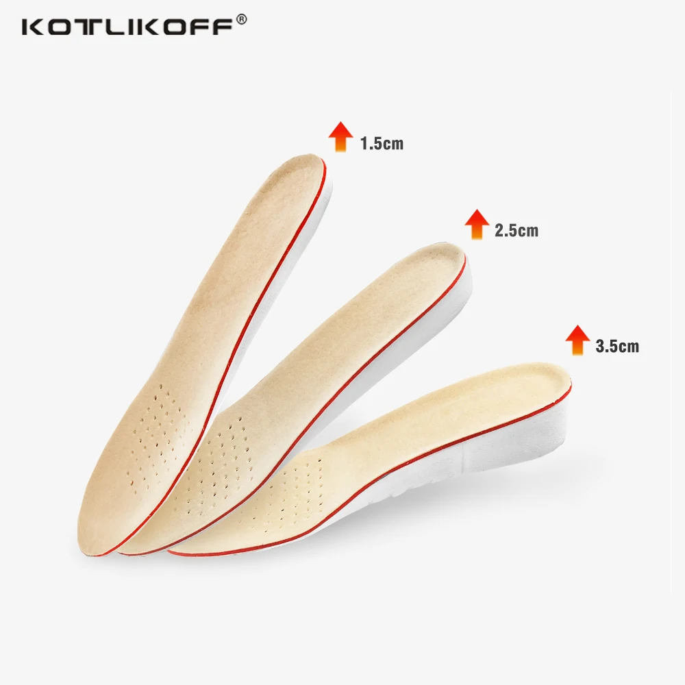 5 pairs 1 cm 2 cm 3 cm up increase height for Unisex EVA sponge half shoe lifts 