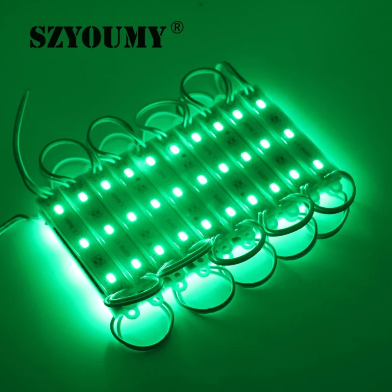 SZYOUMY Светодиодный модуль SMD 5730 светодиодный модуль для буквенные вывески Водопроницаемый; с высокой яркостью SMD5730 3 светодиодный/за штуку