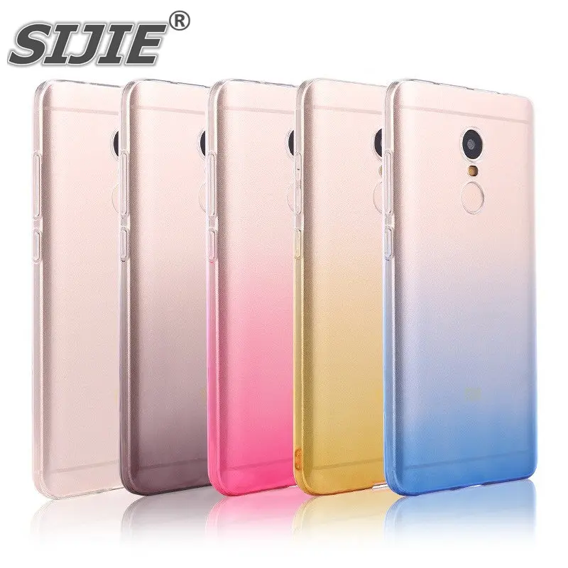 

Fashion TPU Gradient Colorful phone Cases For Xiaomi Redmi Note 3 Pro SE special edition Official Global Version 152mm size