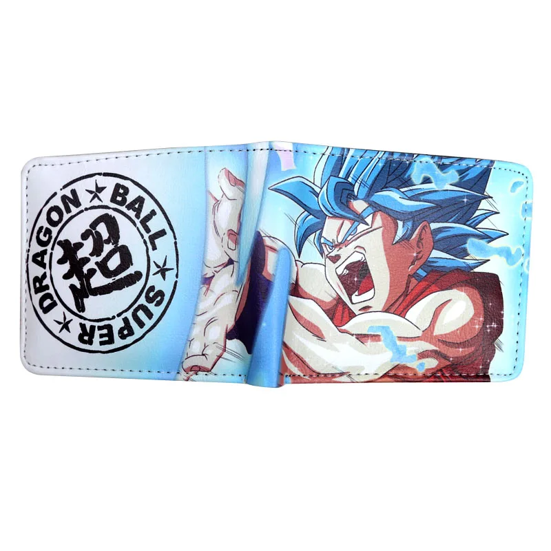 Дизайн dragon ball Супер кошелек из аниме Goku мужской кошелек с монетницей на молнии маленькие кошельки для денег доллар тонкий кошелек