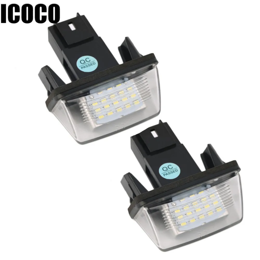 Buy ICOCO 2pcs 12V 18 LEDs Licence Number Plate Light