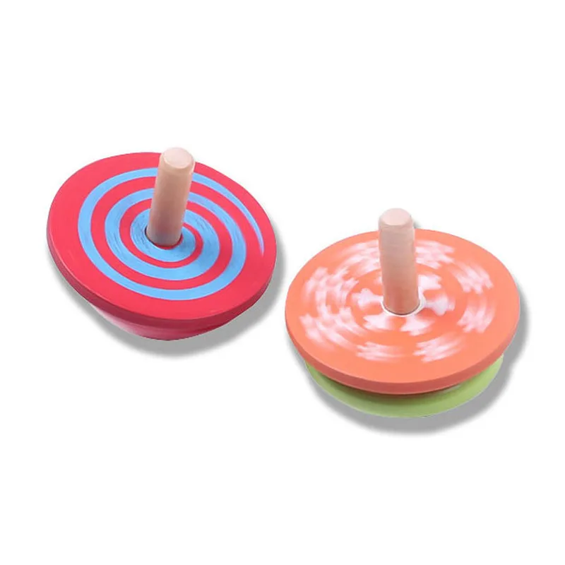New Baby Educational Toy 4 Pcs Cartoon Colored Wooden Spinning Top Toy Wood Gyro Classic Learning Educational Toys for Kids New Baby Educational Toy 4 Pcs Cartoon Colored Wooden Spinning Top Toy Wood Gyro Classic Learning Educational Toys for Kids