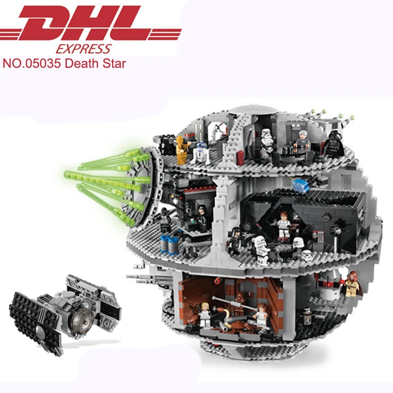 

2017 New 3804Pcs Lepin Star Wars Figures Death Star Model Building Kit Blocks Bricks Toy For Children Gift Compatible With 10188