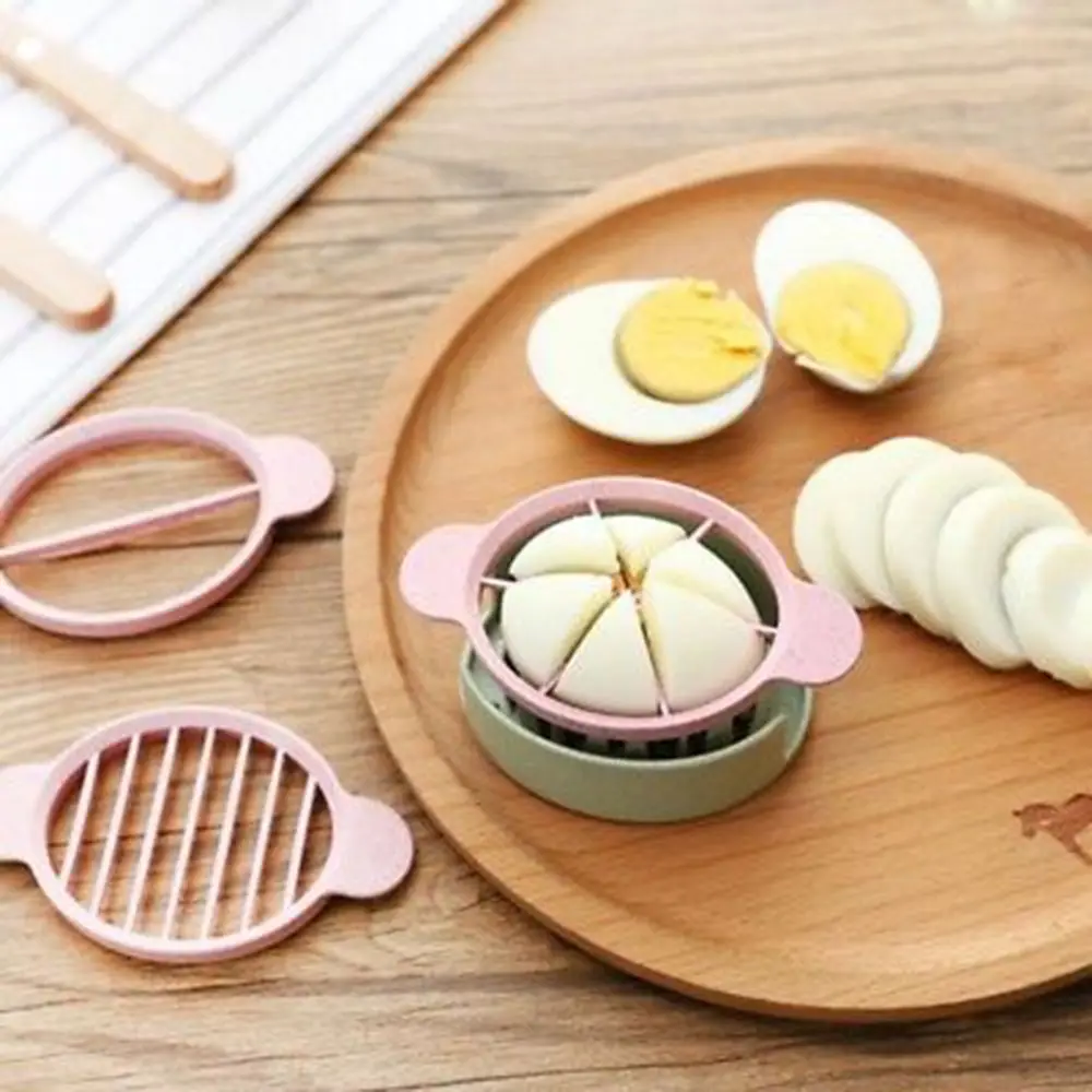 1Pc Wheat Straw Multi function Egg Cutter Egg Split Device Egg Slicer