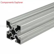 Произвольная резка 1000 мм 5050L алюминиевый экструзионный профиль, серебристый цвет