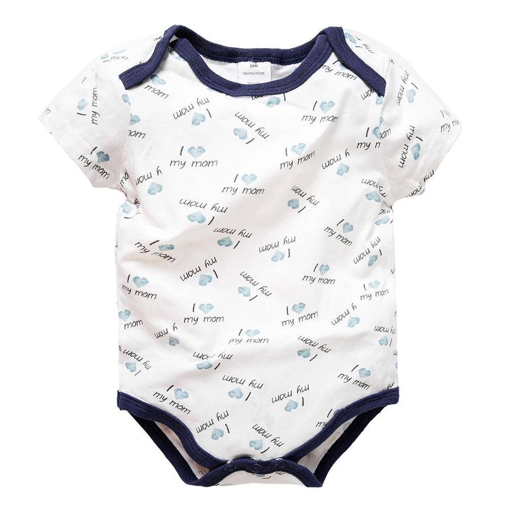 Г. Одежда для новорожденных мальчиков От 6 до 9 месяцев с надписью «Crew» боди с короткими рукавами для маленьких мальчиков