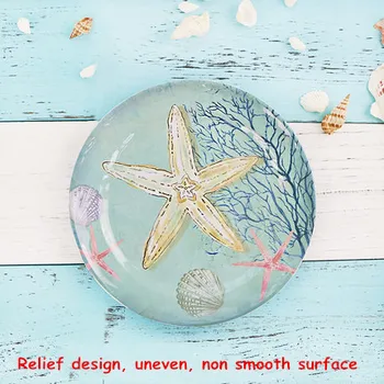 

Dishes & Plates 20.3cmA5 Melamine plate European cartoon Starfish melamine cake salad Steak Dessert Snack plate tableware BY03.2