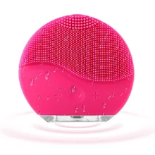 Мини электрическая Чистящая Щетка массажная силиконовая машина для мытья лица водонепроницаемое очищающее средство для лица грязь уход за кожей Инструмент для очищения кожи