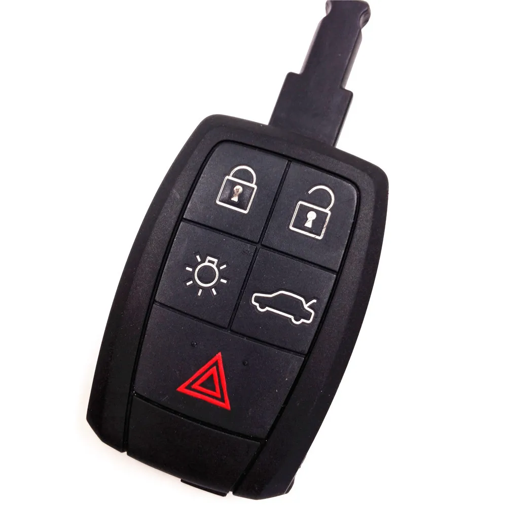 4 + 1ปุ่มเปลี่ยนระยะไกลสำหรับVOLVO S40 C30 C70 Keyless Entry Fobสมาร์ท