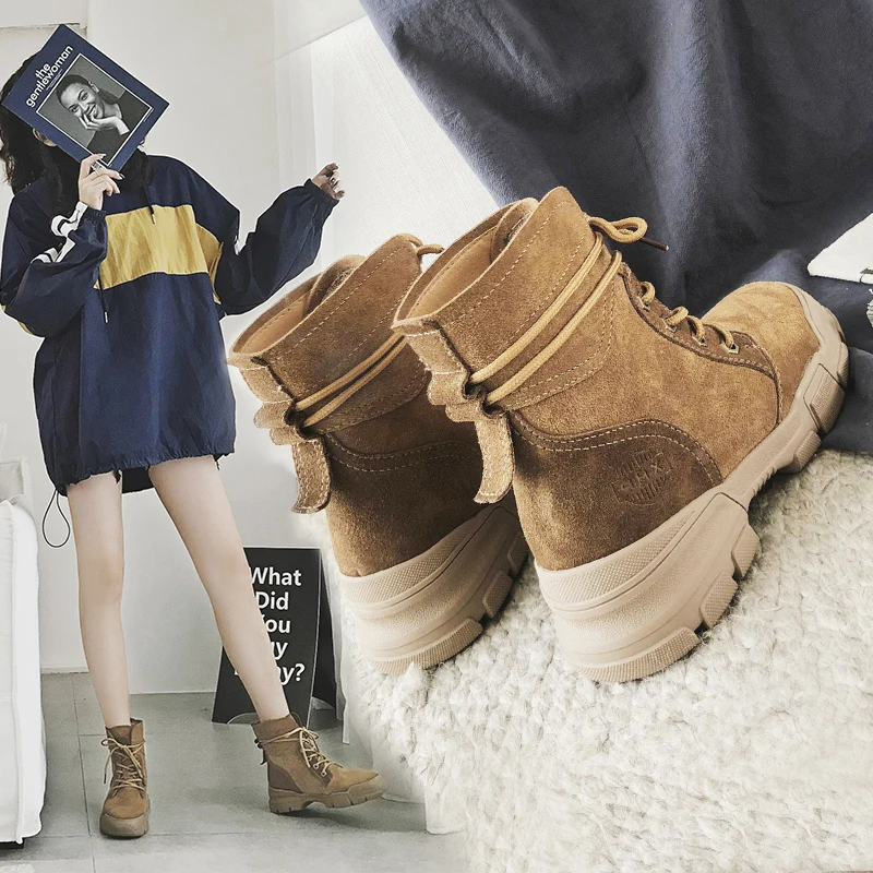 

MYCORON 2018 Autumn And Winter Popular Snow Boots Fashion Women Shoes Luxury Fashion Plush Brand Women'S Ankle Boots Botas