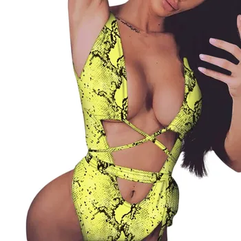 

women Sexy high cut one piece Backless suit Red thong Bathing suit Suitable Comfortable Daily Underwear female