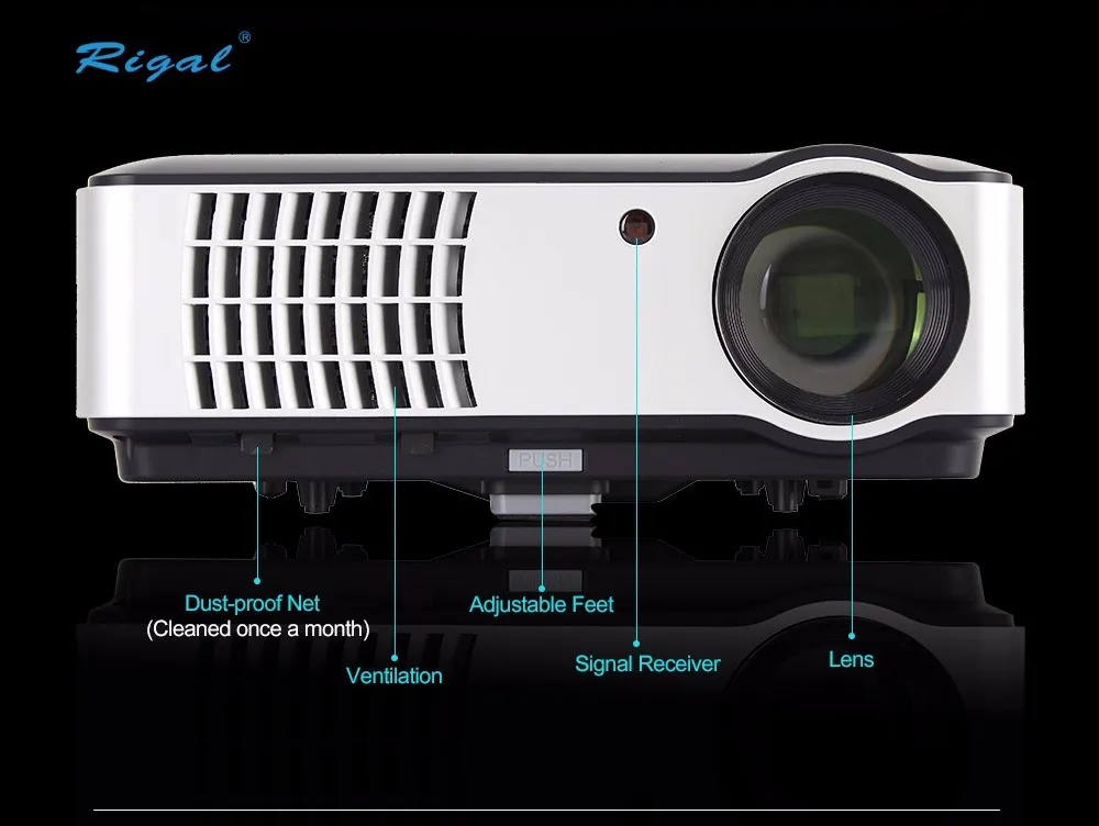 Rigal RD-806 Led Projector (21)