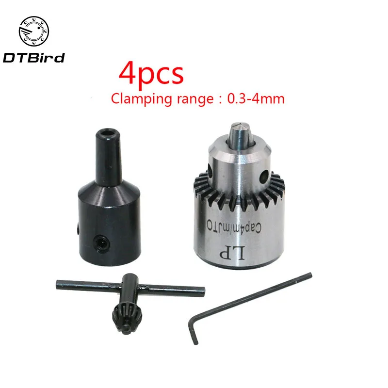 

Mini Electric Drill Chuck 0.3-4mm JTO Taper Mounted Lathe Chuck PCB Mini Drill Press For Motor Shaft Connecting Rod 3.17mm