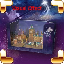 Креативный подарок Magic Box 3D Паззлы визуальный эффект проекции DIY Модель Строительство Дисплей блестящие анимации образования Игрушечные лошадки игры детей