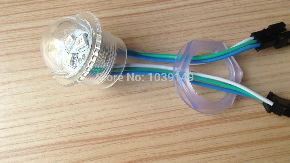 WS2811 Светодиодная точечная подсветка диаметром 26 мм 3 шт. 5050SMD светодиоды с 1 IC DC12V
