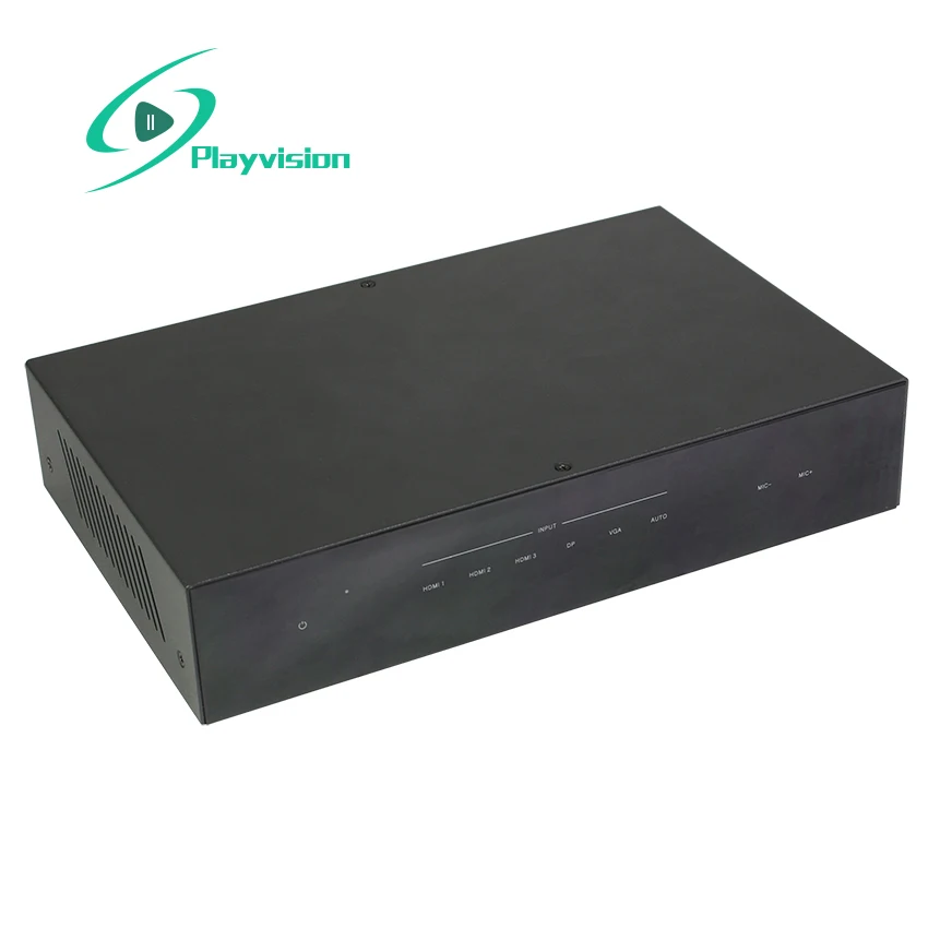 4K HD video switcher 5x1 with HDMI and HDBaseT output 3 HDMI 1 VGA(YPbPr/CVBS) and 1 DisplayPort input HDMI and HDBaseT output