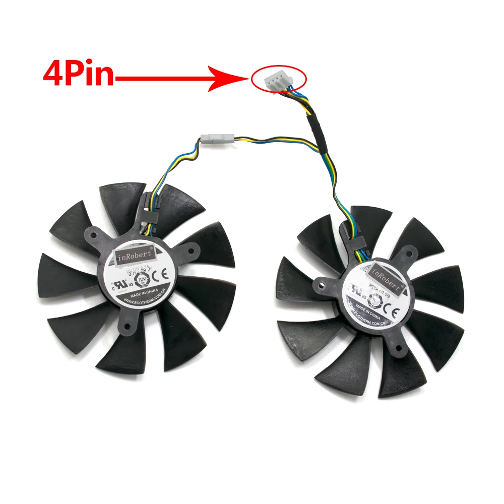 Охлаждающий вентилятор GA91S2H GFY09010E12SPA 4pin 85 мм для ZOTAC GTX1060 6 ГБ GTX 1070 Mini 1050Ti