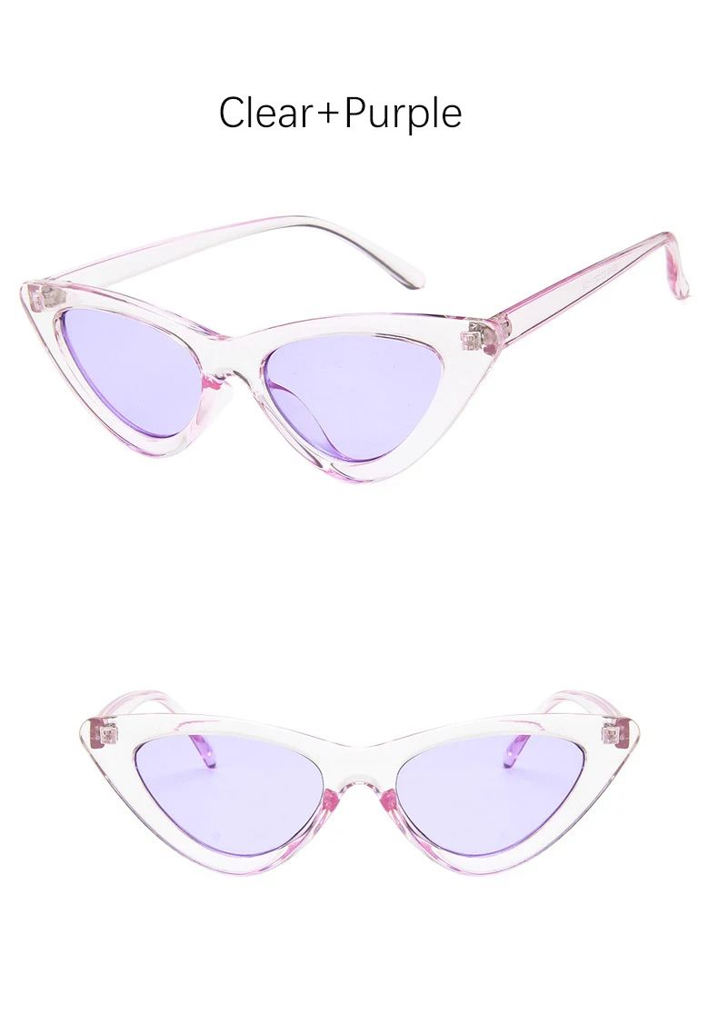 Кошачий глаз тени для женщин модные солнцезащитные очки Брендовая женская винтажная Ретро треугольная очки с дизайном «кошачие глаза» oculos