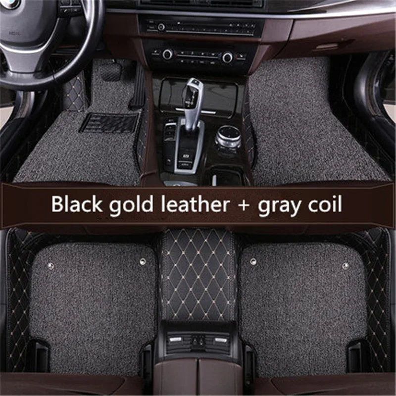 Автомобильные коврики двойной Съемный для Toyota Camry 40 Corolla RAV4 Verso FJ Land Cruiser LC 200 Prado 150 120 Автомобильный Ковер