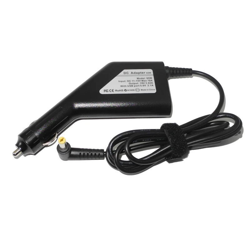 Автомобильный адаптер для ноутбука Acer Aspire 19 в 3 42 А 65 Вт 5 мм * 1 зарядное устройство