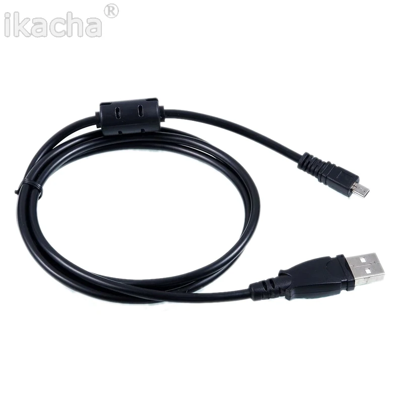 Черный 1,5 м 8 Pin UC-E6 Камера кабель USB для передачи данных для цифровой камеры Olympus пентаксисты FinePix для sony Nikon Coolpix Камера