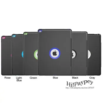 

2016 New Life Business Military Duty Hybrid Hard Case with Soft Silicone Rugged Shock Proof Defender For Apple iPad Pro 12.9''