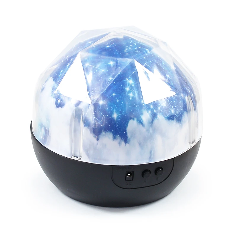  LED Rotating Star Projector Novelty Lighting Moon Sky universe Baby sleep Nursery Night Light Batte - 4000041504966