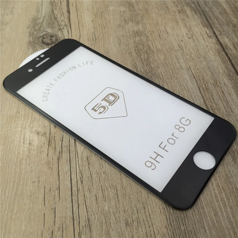 SZYSGSD 9H 5D матовое защитное закаленное стекло с защитой от отпечатков пальцев для iPhone 7 8 Plus 7Plus матовая защитная пленка для экрана