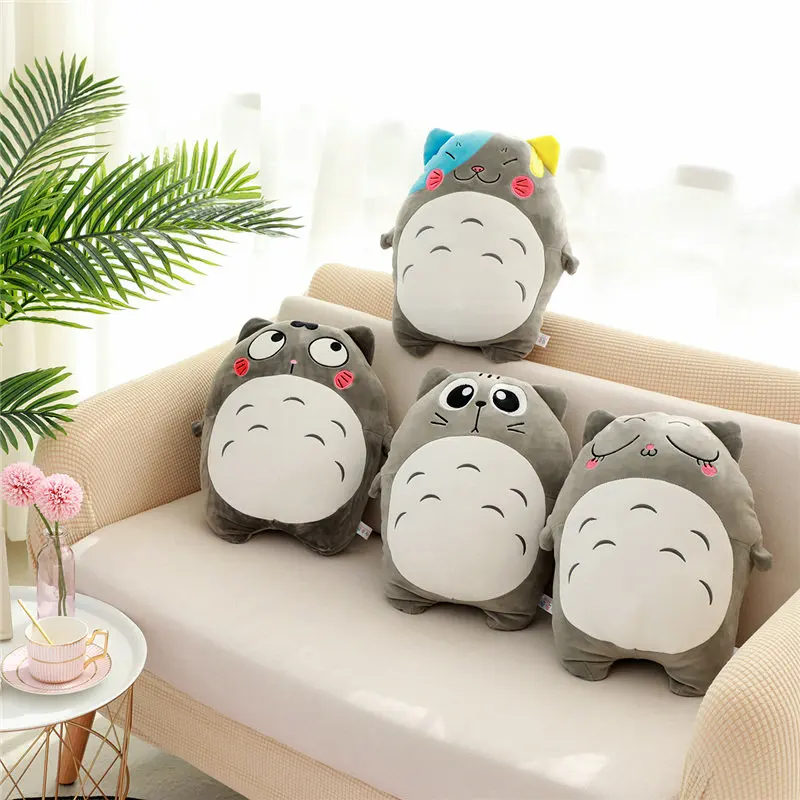 japanese cat plush pillow