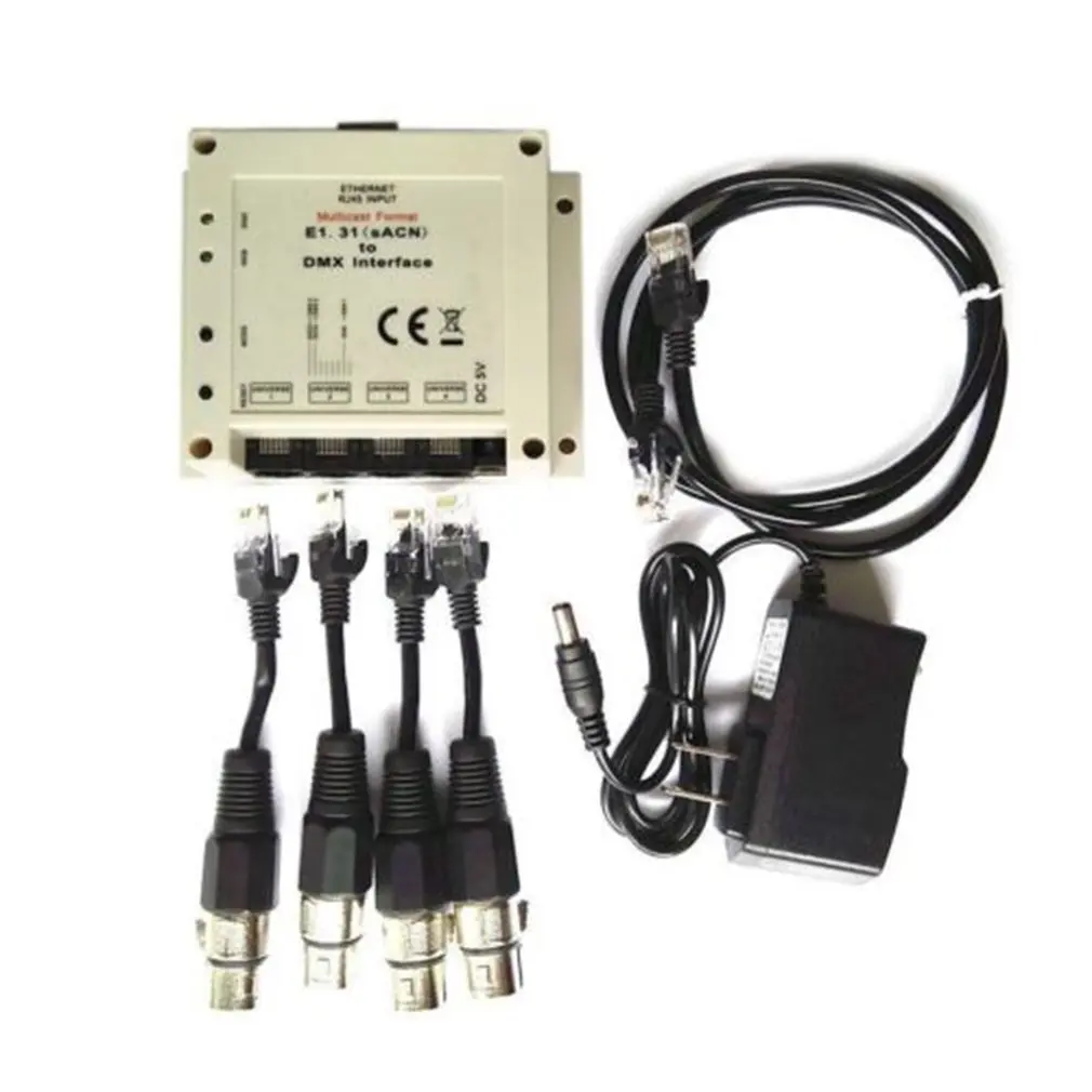Совместимость с Chamsys Magicq E1.31 (csn) Dmx/мост Интерфейс 4 Dmx512 выходных вселенных до 2048 Dmx