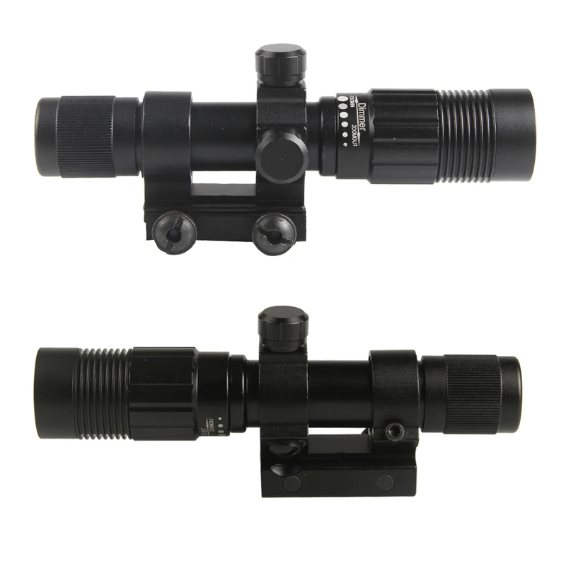 Night Vision Optics Adjustable Strong Green Laser Flashlight Illuminator Hunting Laser Sight Free Shipping RL8-0006G-01