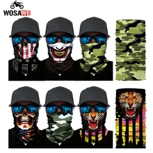 Motorcycle Face Mask Motorbike Headwear Riding Scarf Cycling Neck Headband Fullface Shield Mask Moto Helmet Bandana