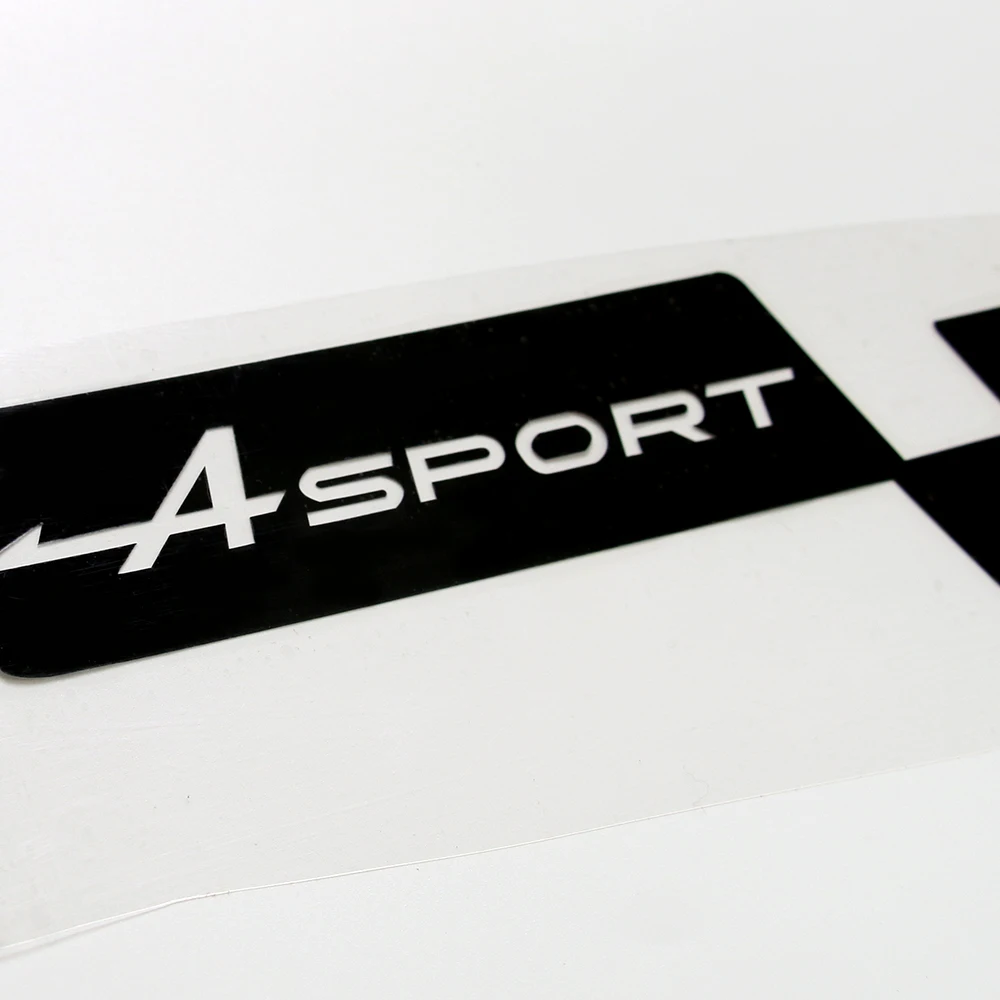 Наклейка на передний бампер автомобильная наклейка спортивный флаг для Renault Sport