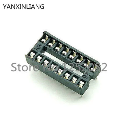 

60PCS 16 Pin DIP IC Socket Adapter 16Pin Pitch 2.54mm Connector