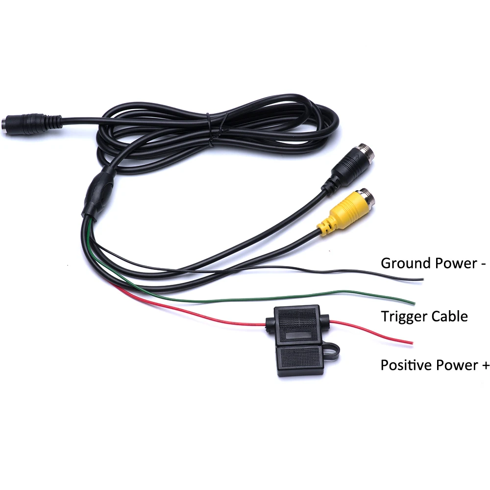 Podofo монитор автомобиля DC 12 V-24 V " на тонкопленочных транзисторах на тонкоплёночных транзисторах ЖК-дисплей Водонепроницаемый 4 Pin ИК Ночное Видение заднего вида Камера для автобуса грузовика вид сзади Дисплей