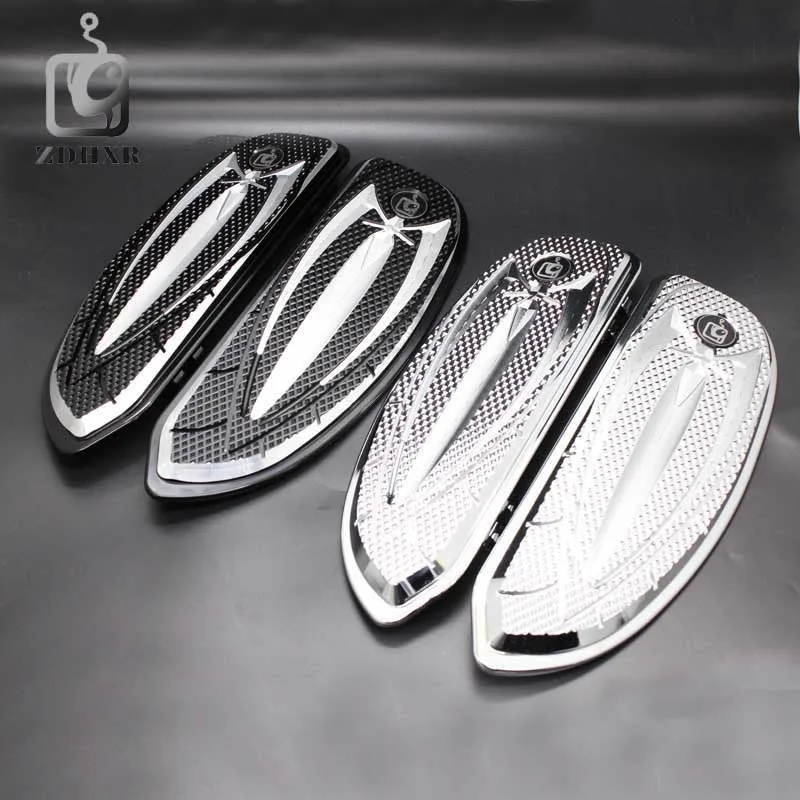 

Edge Cut Black Floorboards Driver Stretched Front Pedal For Harley Touring Softail Dyna Fat Boy Heritage Classic 1986-14 2015