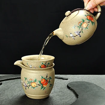 Coarse-Pottery-Old-Rock-Mud-Creative-Japanese-Tea-Ceremony-Tea-Sea-Kung-Fu-Tea-Set-Ceramic