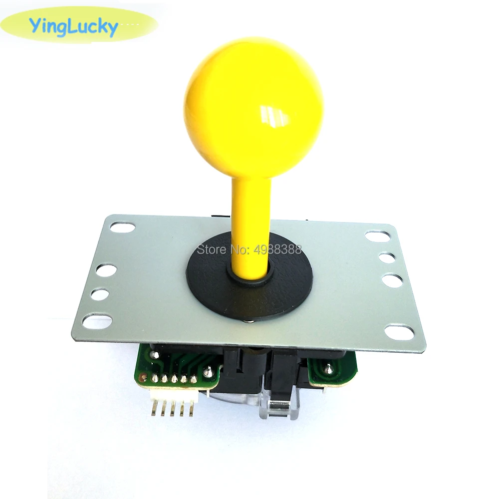 2 piezas copia SANWA joystick con Micro interruptor para máquina de juego de alta calidad de Color rojo rosa amarillo verde azul