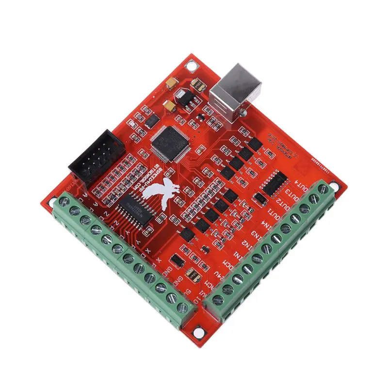 CNC USB MACH3 100 кГц Breakout плата 4 осевой интерфейс драйвер шаговый контроллер движения