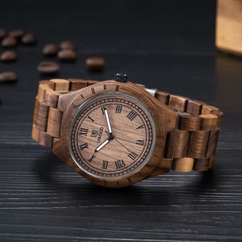 

Fashion Sandalwood Watch Women Luxury Brand Newest Natural Quartz Wooden WristWatch Women Clock Wood Watch With Wood Band 2016