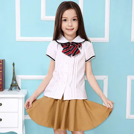 Primary School Uniforms Cotton Girls and Boys School Clothes ...