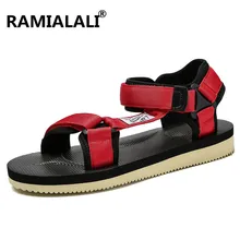 Модные мужские пляжные сандалии качественные удобные мужские сандалии Модные Дизайнерские повседневные мужские сандалии летние мужские сандалии с сеткой