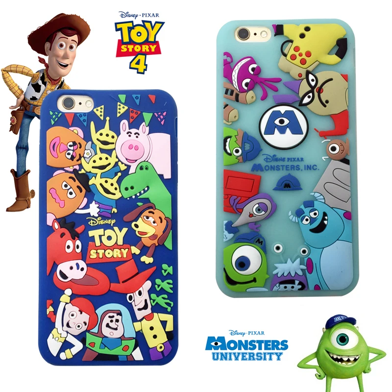Luxury Brand Disneys 3D Toy Story Buzz Woody Monsters University Phone
