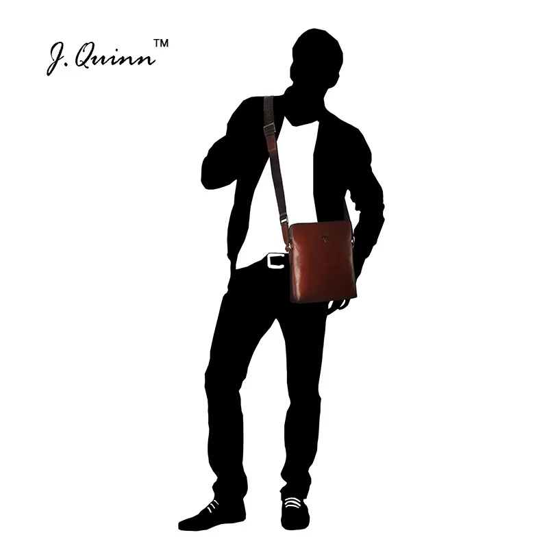 J. Quinn Oli восковая кожаная сумка на плечо, Мужская маленькая сумка-мессенджер, модная сумка через плечо, сумки из воловьей кожи для повседневной носки, мужские дорожные сумки, дизайн