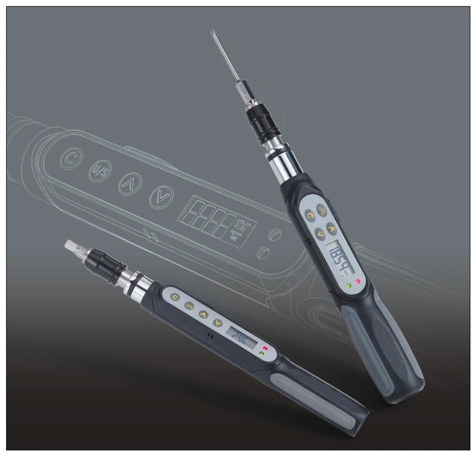 Цифровой Крутящий момент отвертка 0.05-0.5nm 0.1-2nm 0.2-4nm профессиональные электронные крутящий момент Гаечные ключи инструмент обнаружения