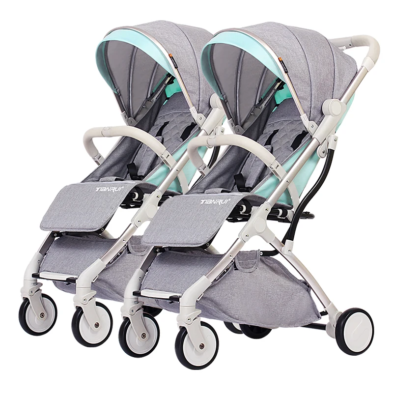 Детская коляска TIANRUI twins переносная складная Коляска Двойка для детей|Двойная