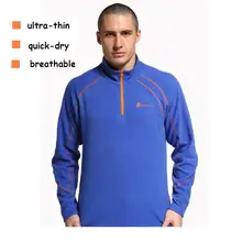free shipping men’s anti static superfine ultrathin quick-dry warm breathable fleece Jacket T-shirt B-ZMO-0011